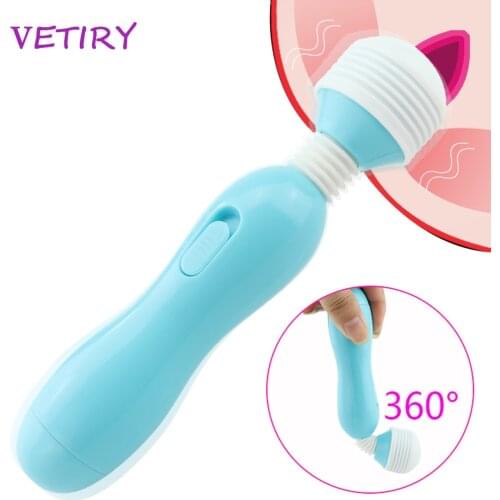 Powerful Vibrator Magic Wand AV Stick Sex Toys for Woman Clitoris Stimulator G Spot Vibrating for Woman Female Masturbation
