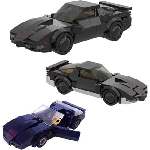 Multicolor KITT Knight Racing Car Building Blocks Kit Simulation Assemble Vehicle Sports Cars Toys For Children Xmas Gifts