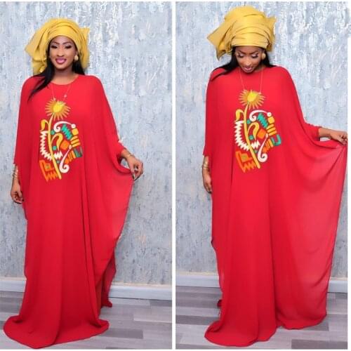 Dresses for women african dress muslim fashion plus size women dress african clothes women embroidery design long dress