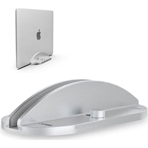 Aluminum Alloy Adjust ment Laptop Support Stand for 7-15 Inch Tablet PC Notebook Vertical Base Cooling Laptop Holder Stand