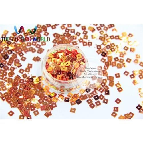 SSJ4-4 Amazing Glitter Sequins Square shape sequins for nail Art or DIY decoration