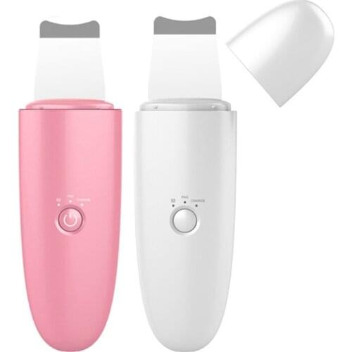 Ultrasonic Skin Scrubber Face Spatula Blackhead Remover Pore Cleaner Facial Spatula Exfoliator Face Lifting Tool