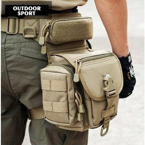 New Waterproof Waist Bag Men Women Outdoor Fishing Accessories Bag Military Pocket Hunting Tactical Leg Bag Travel Package