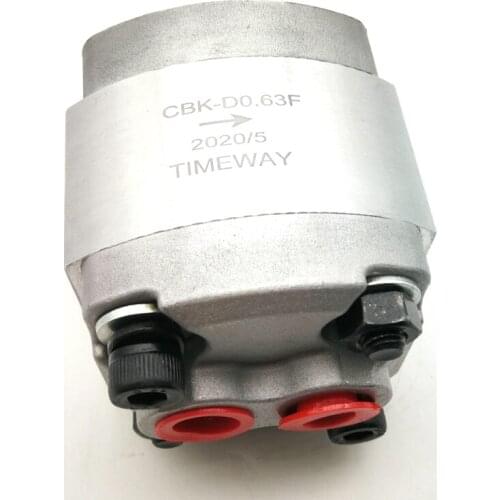 High Pressure Pump 20Mpa rear in rear out CBK-F0.5DF CBK-F0.63DF CBK-F2.1DF CBK-F2.6F Hydraulic Gear Pump