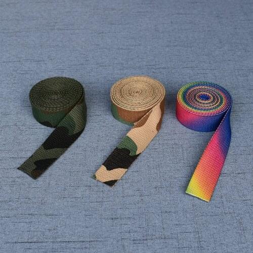 5 Yards Width 25mm Webbing Yoga Belt Tape Strap Rope Dog Pet Collar Leash Harness Backpack Bag Garment Sewing DIY Accessory