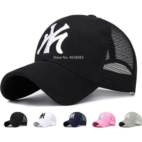 Man and Women Baseball Caps Summer Mesh Dome Cap Fashion Letter Embroidery Adjustable Fashion Unisex Hat Cap for Male and Female