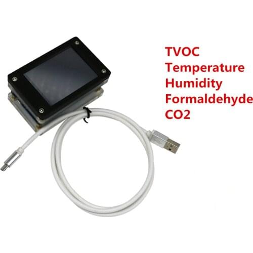 CO2 temperature humidity TVOC Formaldehyde detection sensor module CCS811 five-in-one Integrated display module