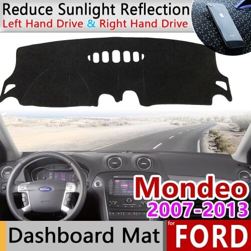 For Ford Mondeo MK4 2007~2013 Anti-Slip Mat Dashboard Cover Sunshade Dashmat Protect Carpet Accessories 2008 2009 2010 2011 2012
