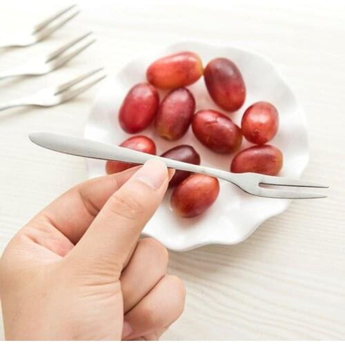 Hot Shovel Shape Ice Cream fruit snack Fork Multi-color Spoon Fork Long Handle Coffee Ice Cream Tool Kitchen Accessories