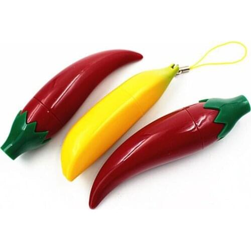 Personality Banana Small Pepper Shape Sewing Needle Organizer Box Toothpick Storage Holder Case