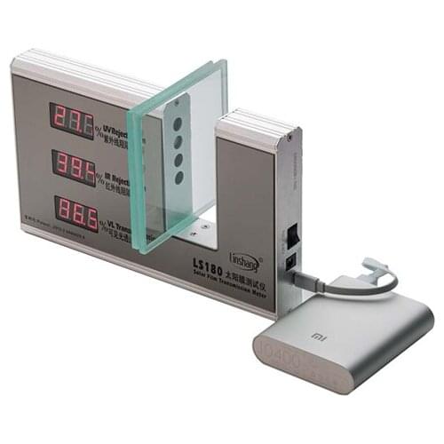 LS180 Solar Film Transmission Meter Window Tint Meter UV IR Rejection Light Transmittance