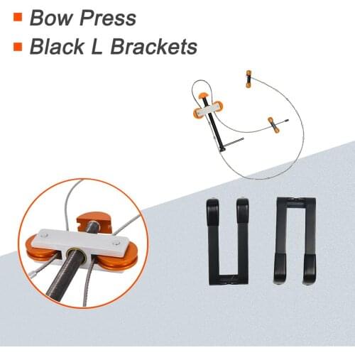 Compound Portable Bow Press and Black L Brackets Bow String Sets Archery Tool outdoor shooting hunting accessories