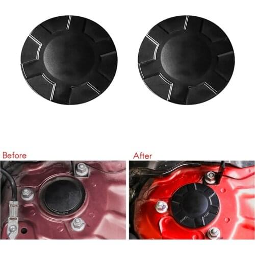 2Pcs Car Shock Absorber Screw Protective Cover Dust Cover Decoration Protection Cover for Mazda 3 Axela CX-30 2020 2021