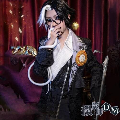 Game Identity V Merciful Photographer DM Joseph Desaulniers Cosplay Costume Fancy Suit Halloween Carnival Uniforms Custom Made