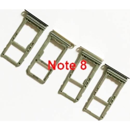 100Pcs/lot New Dual Sim /Single Sim Card Tray Micro SD Card Holder Slot Replacement Parts For Samsung Galaxy Note 8 N950 N950F