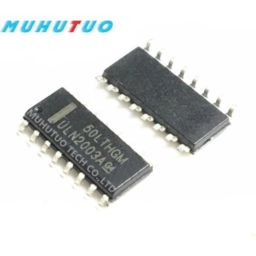 10PCS ULN2003 ULN2003A ULN2003ADR ULN2003AG Driver Chip Patch SOP16