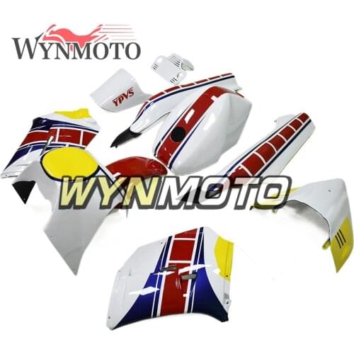 Complete Racing Fairing Kit For Yamaha RZV500 1985 85 ABS Injection Fairings Yellow White Red Cowlings New
