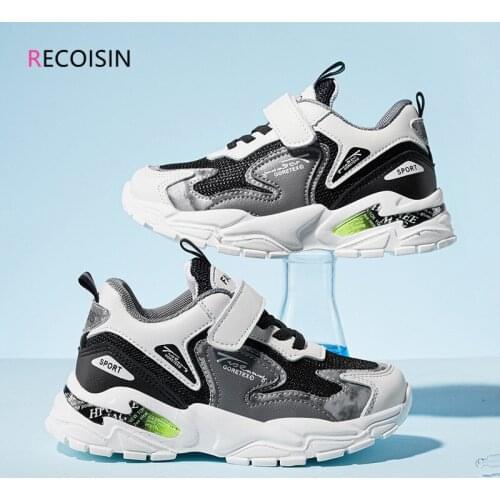 RECOISIN 2021 Spring Kids Sport Shoes For Boys Sneakers Students Girls Children Shoes Sports Running Sneakers Light Shoes Boys