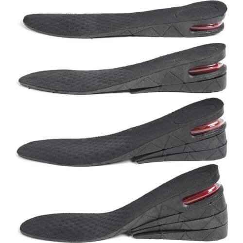 3-9cm Height Increase Insole Cushion Height Lift Adjustable Cut Shoe Heel Insert Taller Women Men Unisex Quality Foot Pads