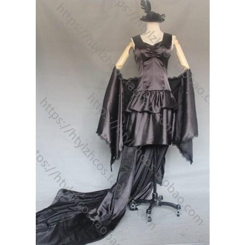 Tokyo Ghoul Rize Kamishiro Black Party Girls Dress Cosplay Costume