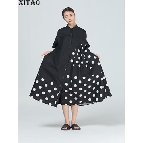 XITAO Summer Polka Dot Dresses