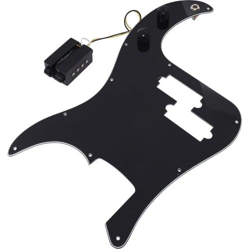 Pickguard Prewired PB B Guitar with Pots Knob Project Body embly Kit for Precision B PB Replacement