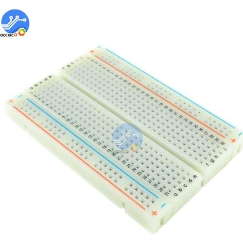 400 Tie Points Holes Universal Solderless PCB Breadboard Mini Test Protoboard DIY Bread Board For Bus Test Circuit Board