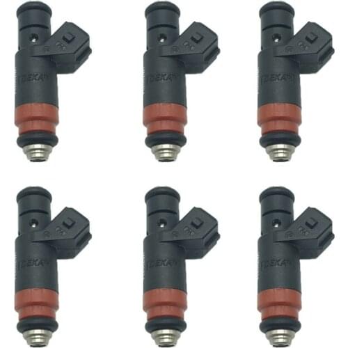 6Pcs Car Fuel Injectors Nozzle For VAZ20734 8067B023793 For Chevrolet Daewoo Lada