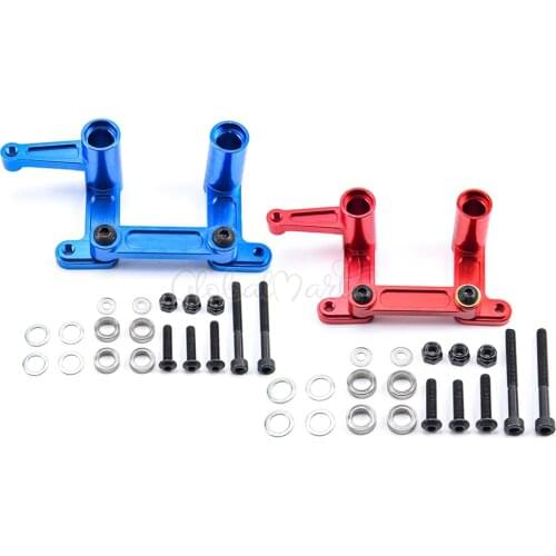 Aluminum Steering group Steering Bellcranks Drag Link for 1/10 Traxxas Slash 2WD / Rustler VXL Bandit Replace 3743 Upgrade Part