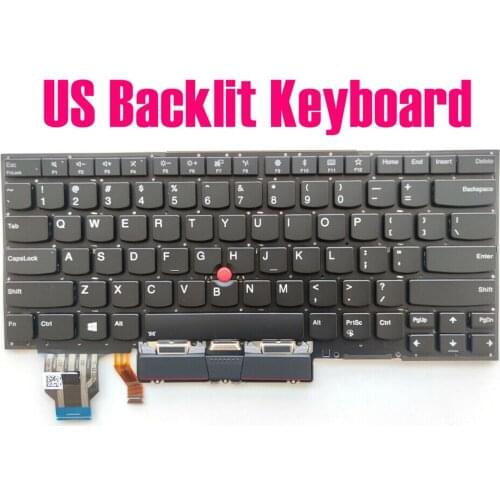 US English Backlit Keyboard for Lenovo ThinkPad X1 Yoga 4th Gen (Type 20SA,20SB,20QF, 20QG)