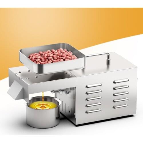 Household Oil Press Machine Electric Cold Hot Oil Presser Stainless Steel Automatic Commercial Oil Processor Machine