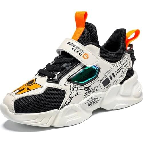 Mechanical Feeling Sneakers Kid Boys Fashion Cool Running Shoes Children Basketball Shoes Summer Sport Trainers for Walking