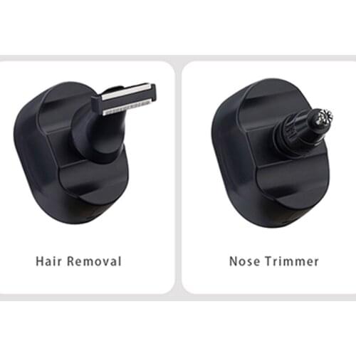 6 in 1 Electric Shavers for Men Bald Head Razors Rechargeable Cordless Wet Dry Rotary Shaver Hair Trimmer LED Display