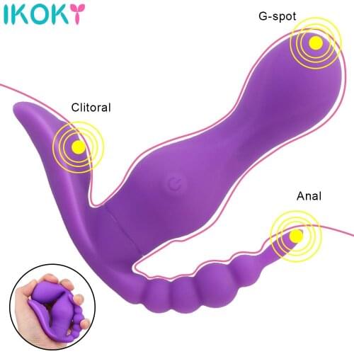 G Spot Vagina Massager Wireless Remote Control 10 Speeds Wearable Dildo Vibrator Anal Clitoris Stimulator Vibrating Panties