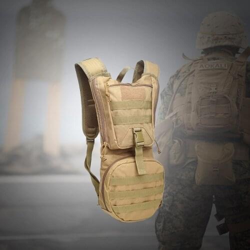 Individual Outdoor Sports Double Front Riding Bag Hiking Climbing Hunting Tactical Military Training Male Female Water Pouch