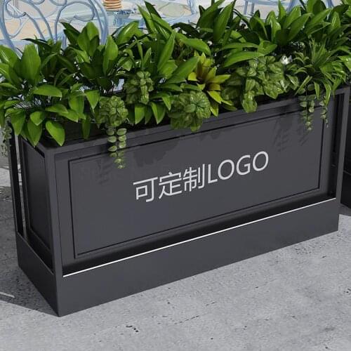 Outdoor Wrought Iron Flower Box Outside The Square Sales Department Outdoor Planting Box Flower Trough Commercial Street Combina