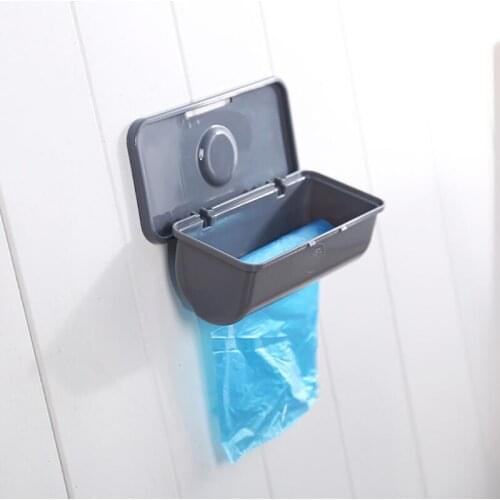 Multi-purpose Garbage Bag Wall-mounted Plastic Bag Storage Box Storage Box Consolidation Box Kitchen Bathroom Organization Case