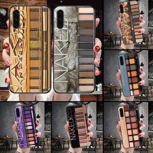 Naked Palette fashion Makeup Phone Case For Samsung Galaxy A 10 12 20E 21S 30 32 40 50 51 52 70 71 72 5 6 7 2016 2018 black soft