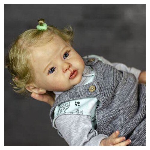 20inch Reborn Doll kit Raven baby DIY Unfinished Doll Parts Fresh Color Flexible Touch