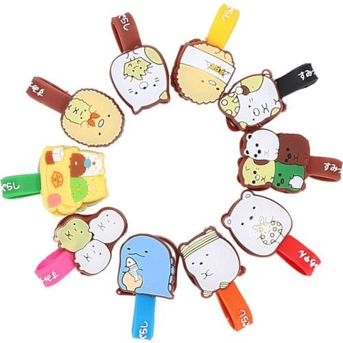New 10pcs/lot Cartoon Animals Cable Winder Earphone Buckle Cable Winder Earbud USB Charger Cord Holder Cable Wire Organizer
