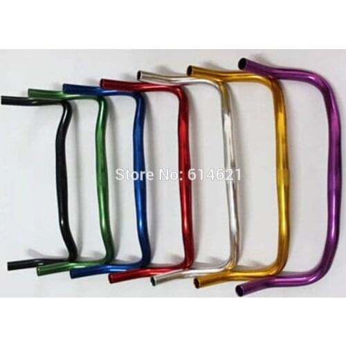 Factory wholesale high quality all alloy aluminum fixed gear bullhorn road racing handlebar cycling bike track bicycle parts