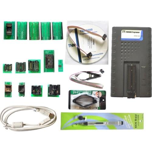 TNM5000 USB EEPROM Programmer+10pcs adapter,for general use and vehicle electronic part repair,Support K9GAG08U0E FPGA/CPLD