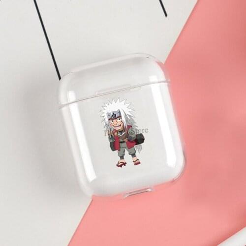 Jiraiya Clear Cases For Apple Airpods 1 2 Earphone Bluetooth Wireless Cover For Airpods 2 1 Coque