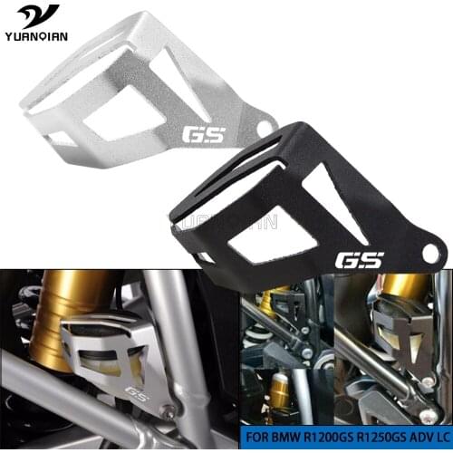 Motorcycle Rear Brake Pump Fluid Reservoir Guard Protector Oil Cup Cover Accessories Fit For R1200GS R1250GS adv Adventure LC
