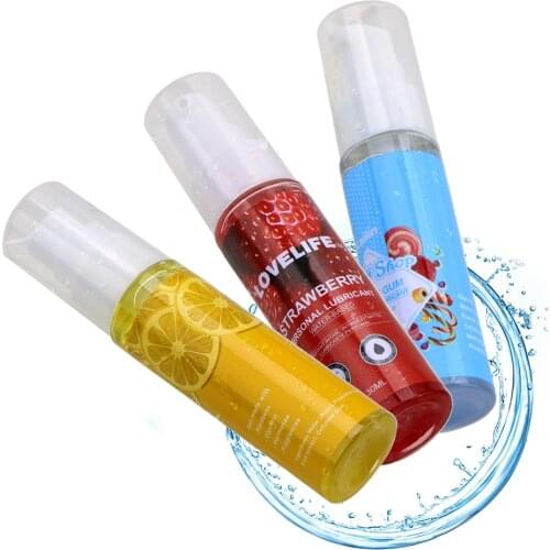 OLO 30ml Strawberry Flavor Edible Lubricant For Anal Vaginal Body Lubricating Gel Oral Sex Lubricating Oil Adult Sex Products