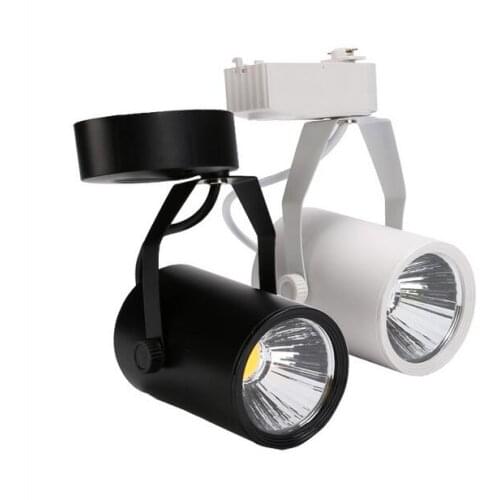 LED cob track lights 7W 12W 20W 30W 220v COB track Spotlights Track lights clothing store Showcase Jewelry counter Spotlights