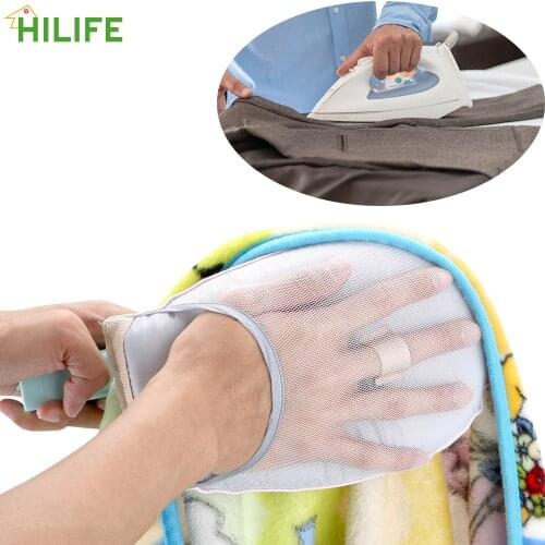 Heat Resistant T-shirts Sleeve Ironing Board Holder Anti Steam Gloves for Clothes Garment Portabe Hand-Held Mini Ironing Pad