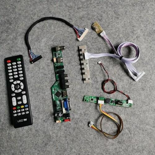 VGA AV USB 30 Pin LVDS 1920*1080 Fit MV215FHM/MV230FHM/MV238FHM/MV270FHM LCD matrix monitor controller board kit 60Hz WLDE