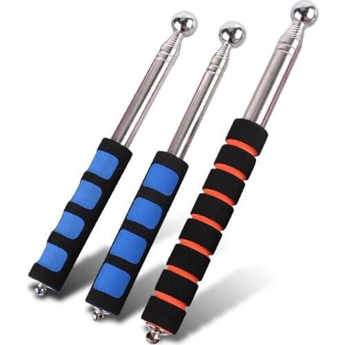 Z&Y 98cm/115cm/128cm Telescopic Stainless Steel Empty Drum Hammer Wall Tool For Wall Inspection Laboratory Bar