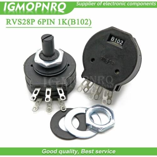 5PCS RVS28P-B102 2W 1K welding machine parts RVS28 B102 6PIN Original new Electric welding machine potentiometer
